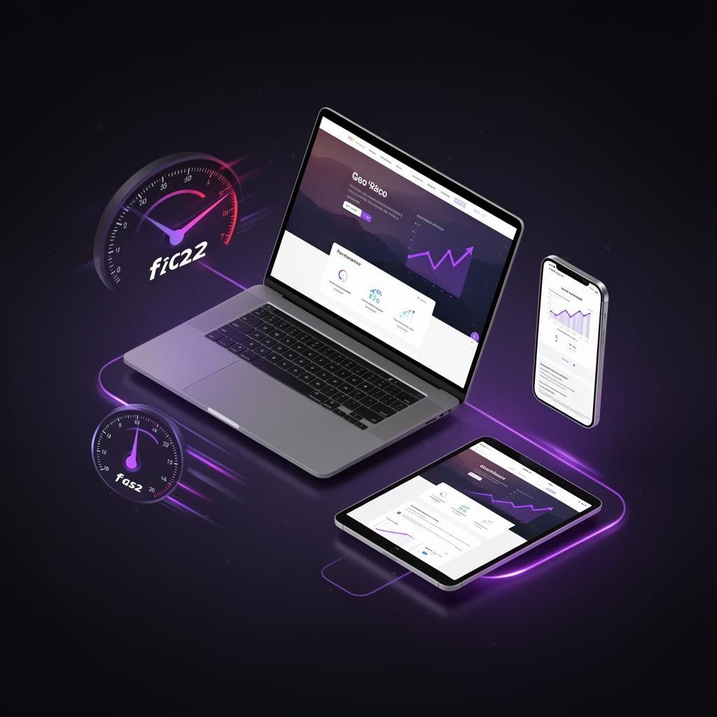 Responsive website on multiple devices