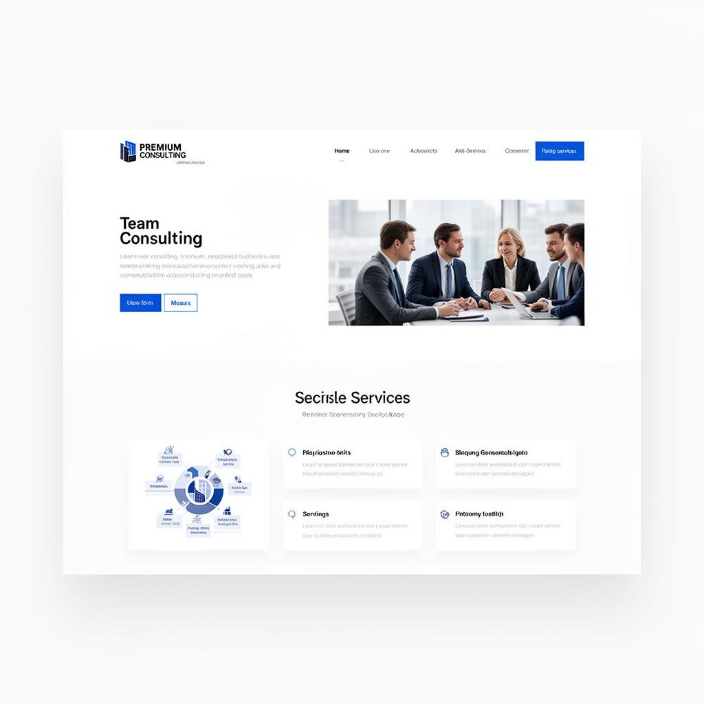 Startup technology website design